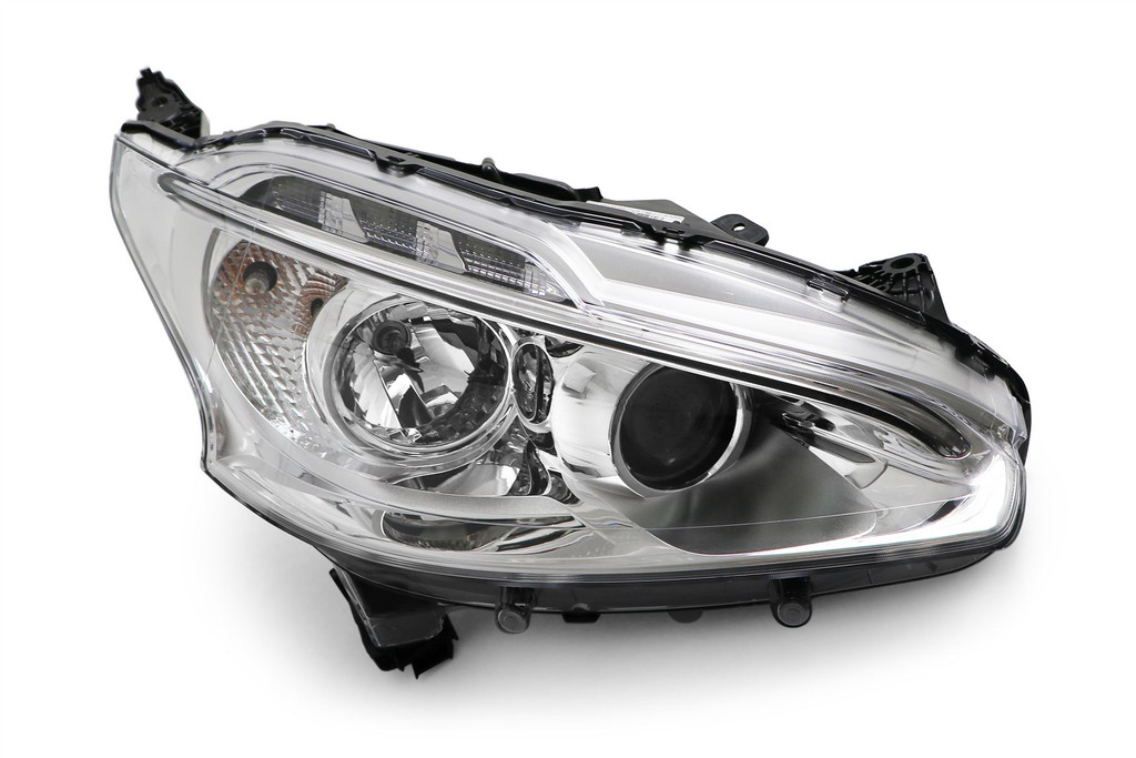 Headlight right LED DRL Peugeot 208 12-15 Valeo