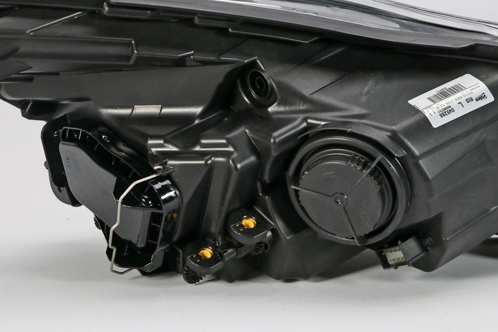 Headlight left black Vauxhall Corsa D 11-14 Valeo