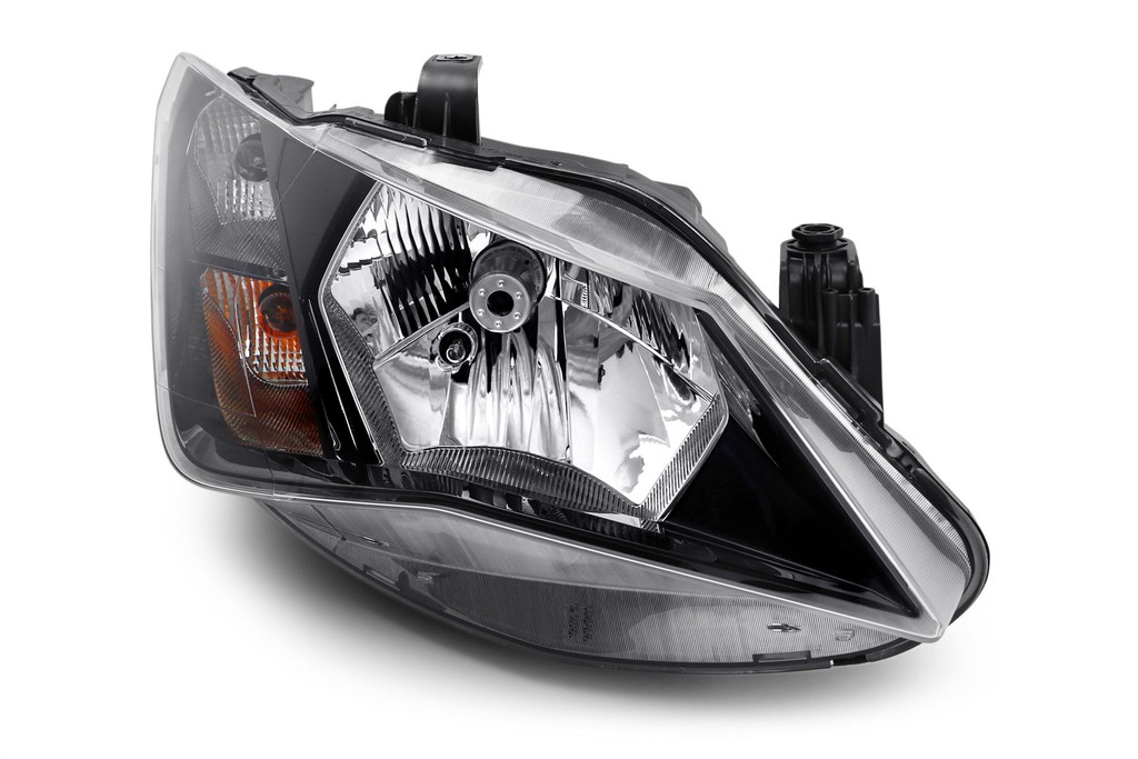 Headlight right black Seat Ibiza 16-18