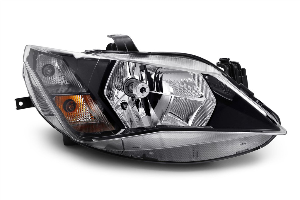 Headlight right black Seat Ibiza 16-18