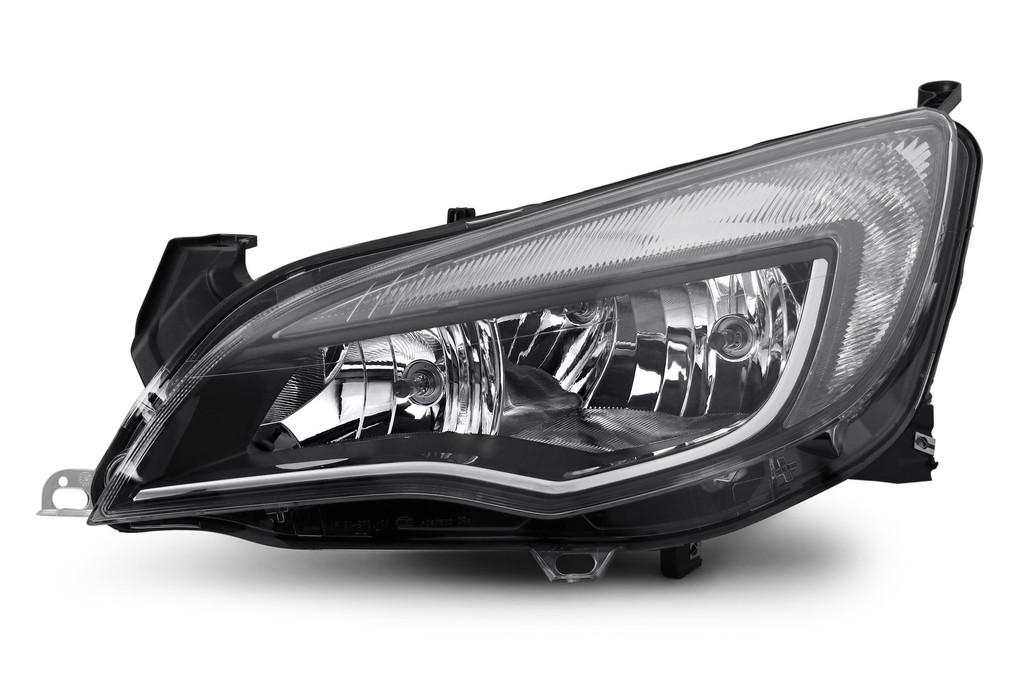Headlight left chrome black DRL Vauxhall Astra J  Sport SRI SXI 13-15