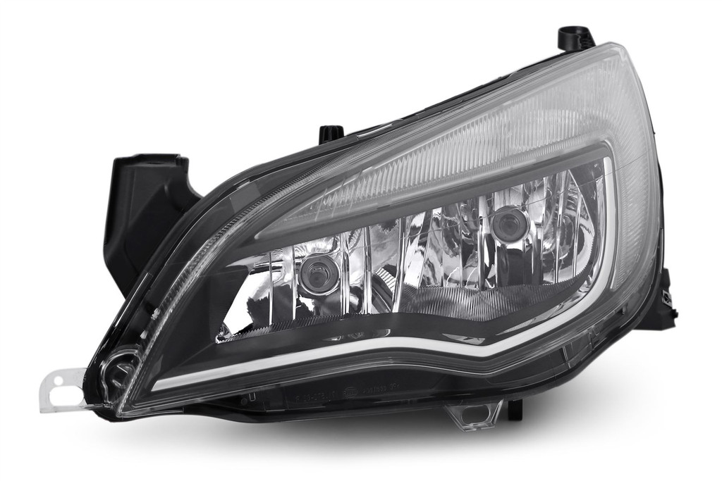 Headlight left chrome black DRL Vauxhall Astra J  Sport SRI SXI 13-15