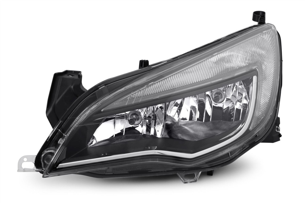 Headlight left chrome black DRL Vauxhall Astra J  Sport SRI SXI 13-15