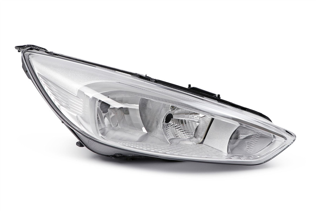 Headlight right chrome Ford Focus 14-17 Hella