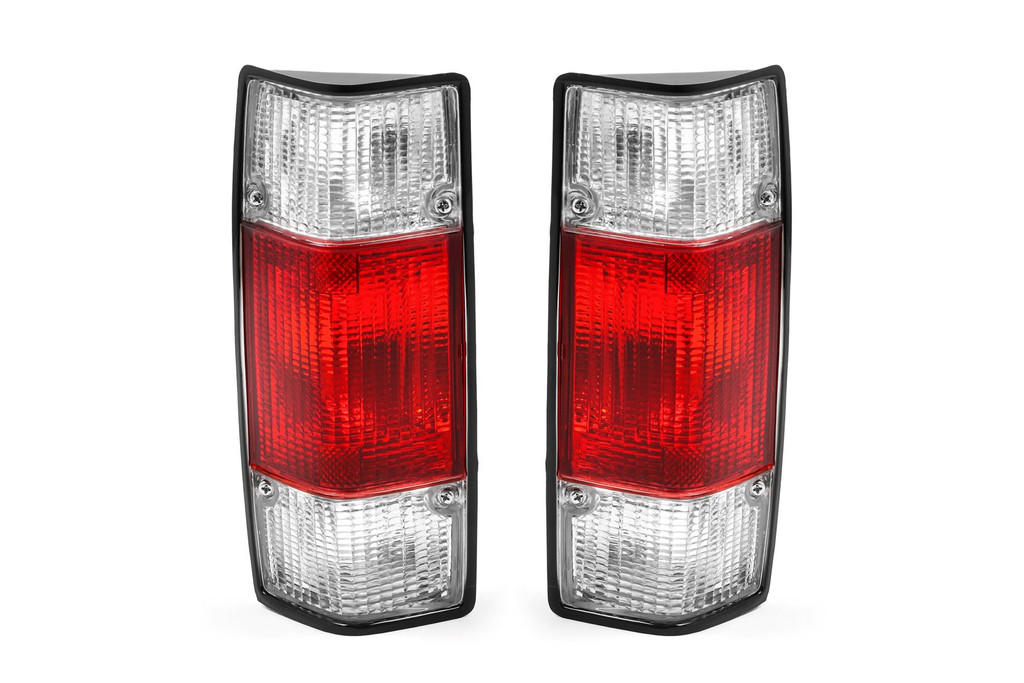 Rear lights set clear red VW Caddy MK1 79-92