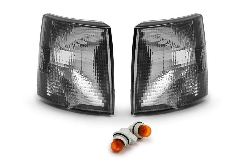 Front indicators set smoked with bulbs and bulb holders VW Transporter T4 Caravelle 90-03