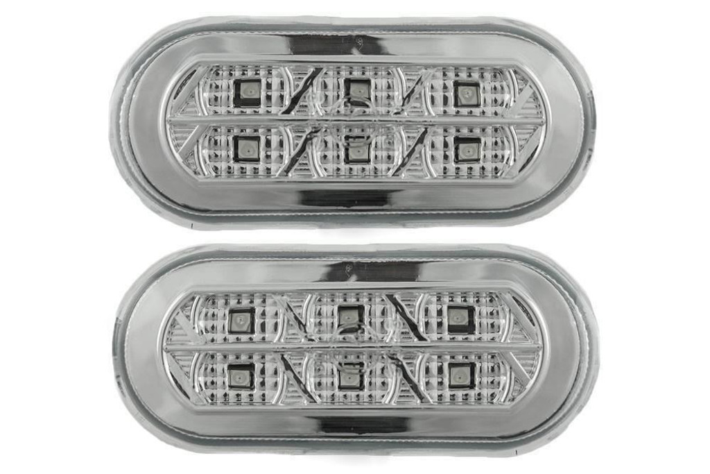 Side indicators set crystal clear LED Seat Toledo MK2 98-04