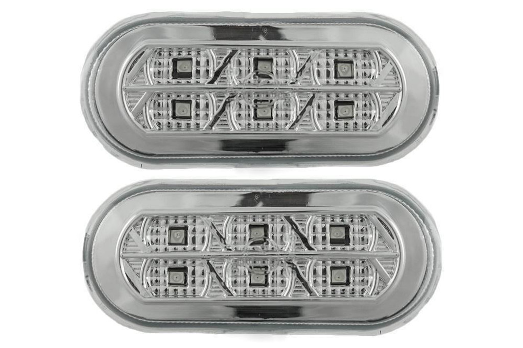 Side indicators set crystal clear LED VW Caddy MK3 Estate 04-