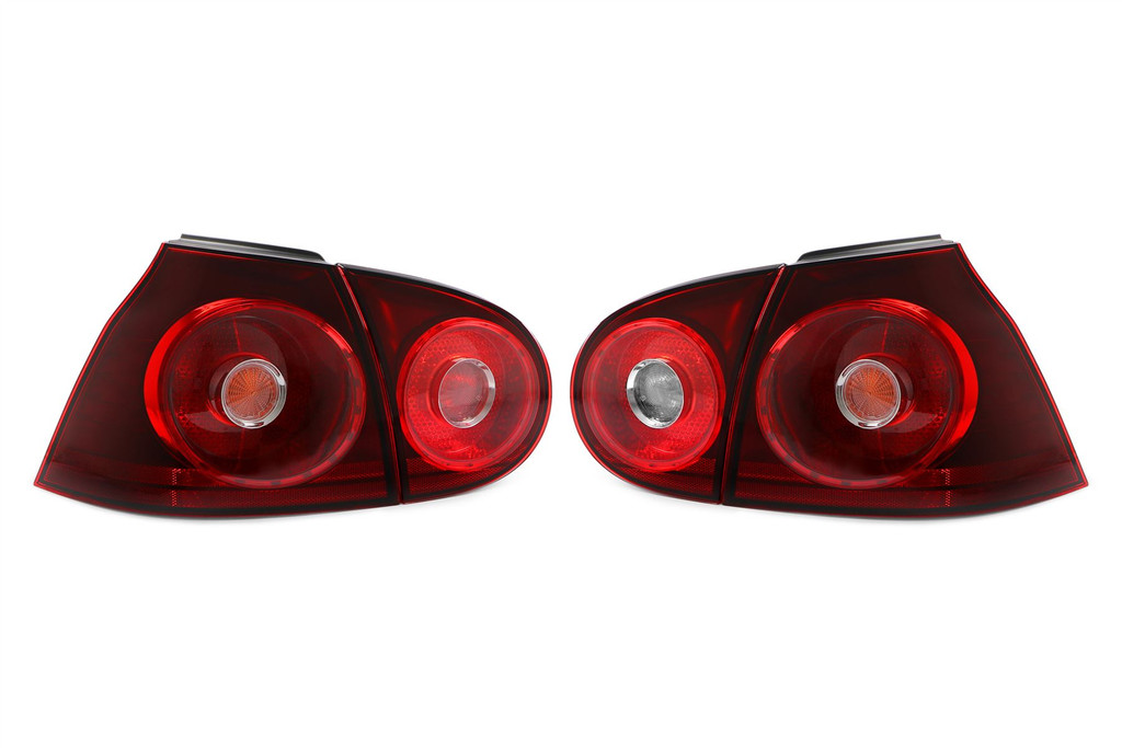 Rear lights set complete dark red LHD VW Golf MK5 R32 04-09