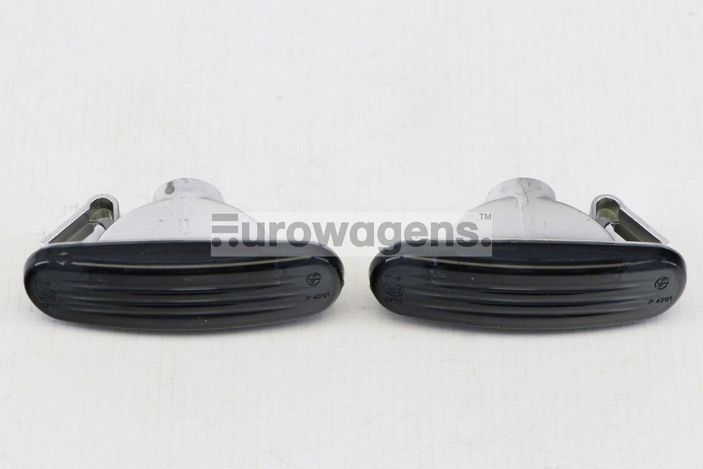 Side indicators set black Fiat Fiorino 08-14