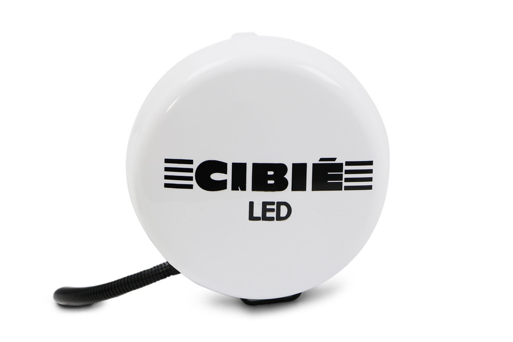 Cibie Mini Oscar LED spot light set 145mm black chrome x2