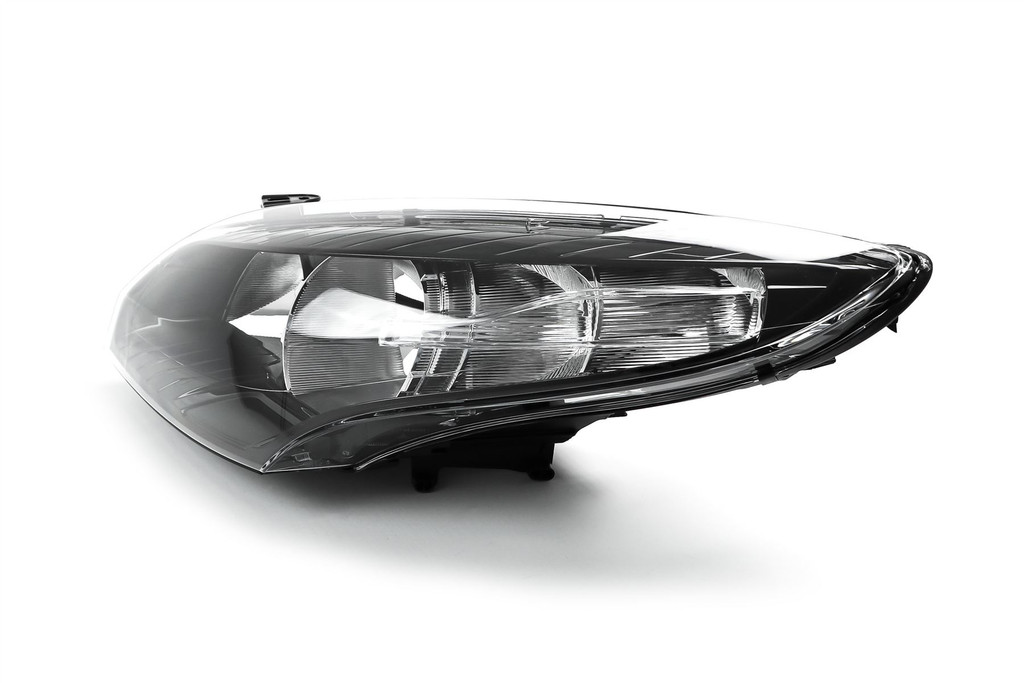 Headlight left black Renault Megane 10-12