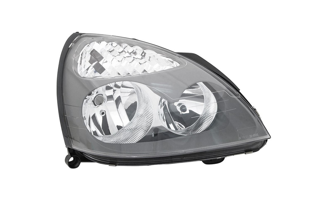 Headlight right grey Renault Clio MK2 01-05 Hatchback