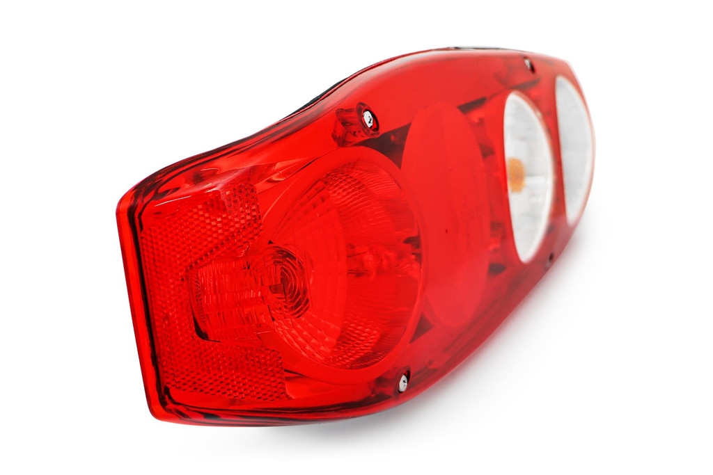 Rear light left Hella Caraluna II with reverse round reflector Eldis motorhome
