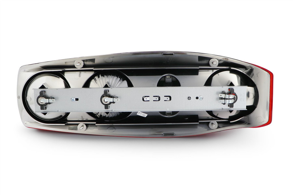 Rear light left Hella Caraluna II with reverse round reflector Eldis motorhome