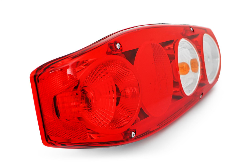 Rear light left Hella Caraluna II with reverse round reflector Autocruise Starblazer motorhome