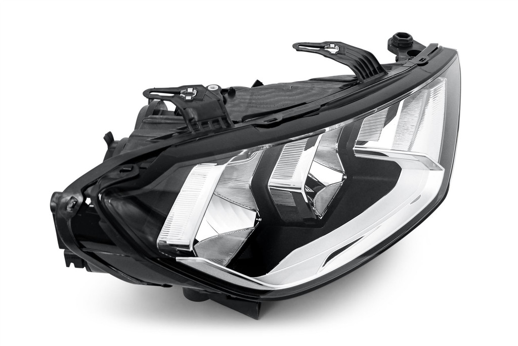 Headlight right black Audi A1 18-