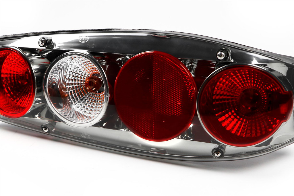 Rear light smoked grey with fog light round reflector Motorhome Caraluna II