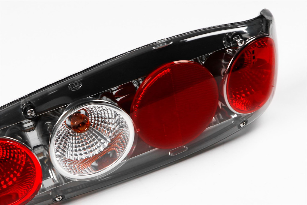 Rear light smoked grey with fog light round reflector Motorhome Caraluna II