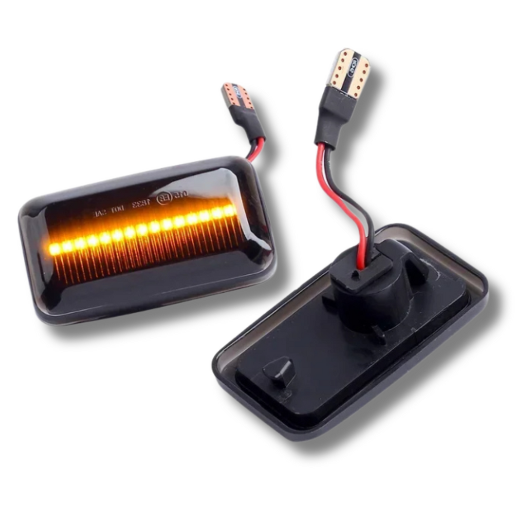 Side indicators set black LED dynamic VW Polo 91-94