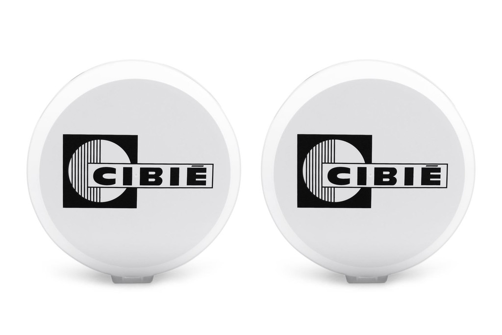Cibie Oscar front spot lights headlights caps x2 7 inch 18cm