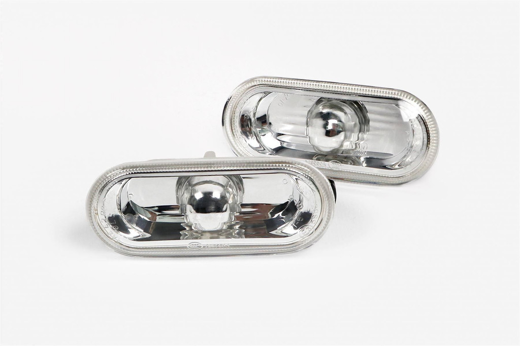 Genuine side indicator set crystal with bulbs VW Golf MK4 99-06 Estate