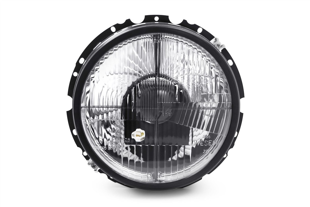 Smoked crosshair headlight set VW Golf MK1 74-83