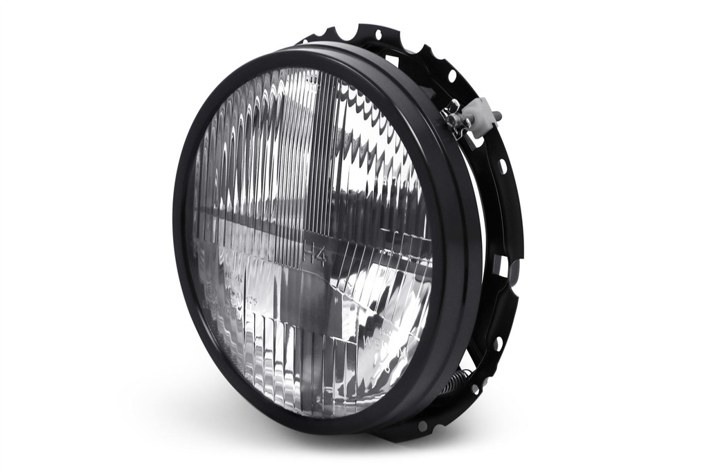 Smoked crosshair headlight set VW Golf MK1 74-83