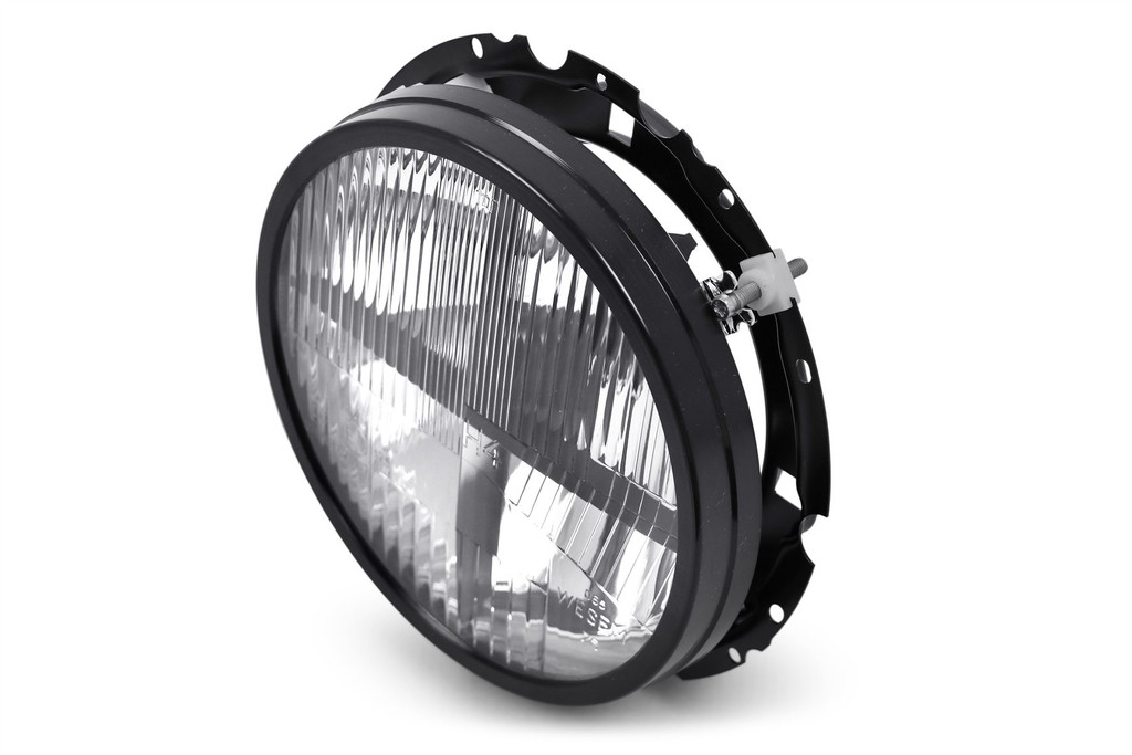 Smoked crosshair headlight set Mercedes G Class Wagon W460 79-93