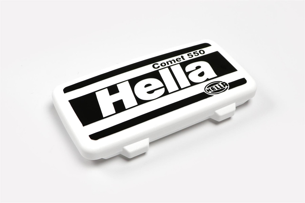 Hella Comet 550 front spot lights headlights cap 19.7cm x 10.2cm x2