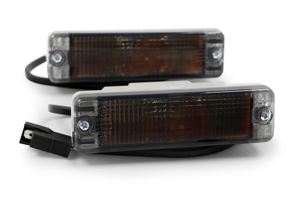 Front indicators set smoked VW Jetta MK2 84-92 small bumper only