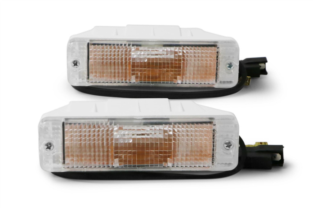Front indicators set clear VW Golf MK2 84-92 small bumper