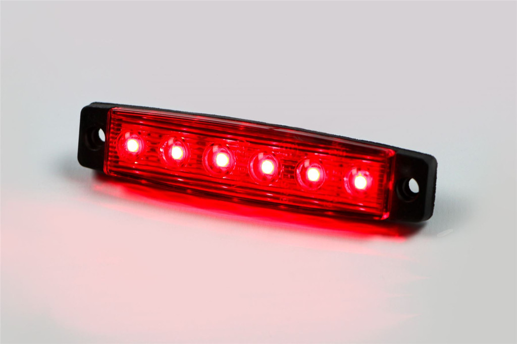 LED red universal side marker light