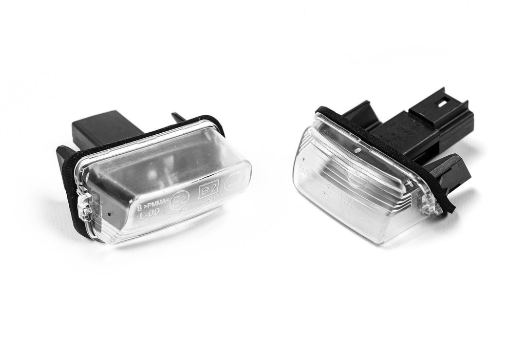 Number plate light set genuine Citroen C3 Picasso 09-17