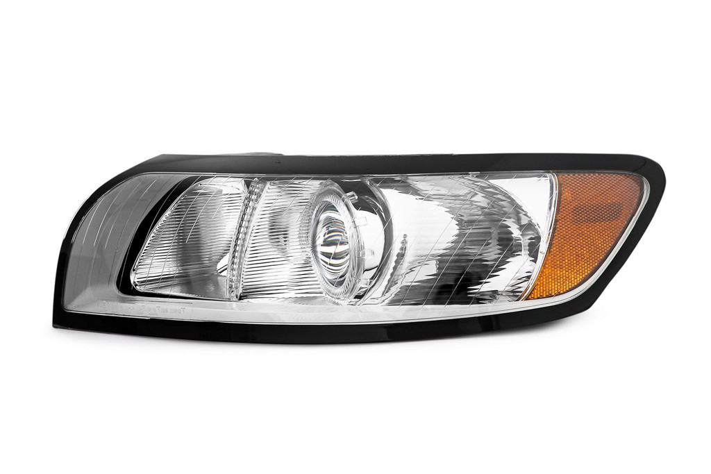 Headlight left grey Volvo S40 07-13