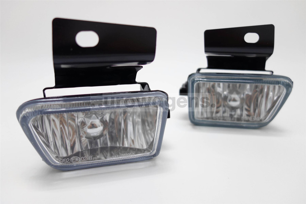 Front fog lights set crystal clear VW Golf MK2 84-92