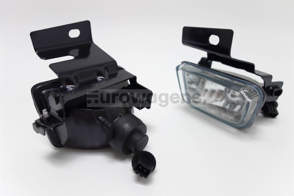 Front fog lights set crystal clear VW Golf MK2 84-92