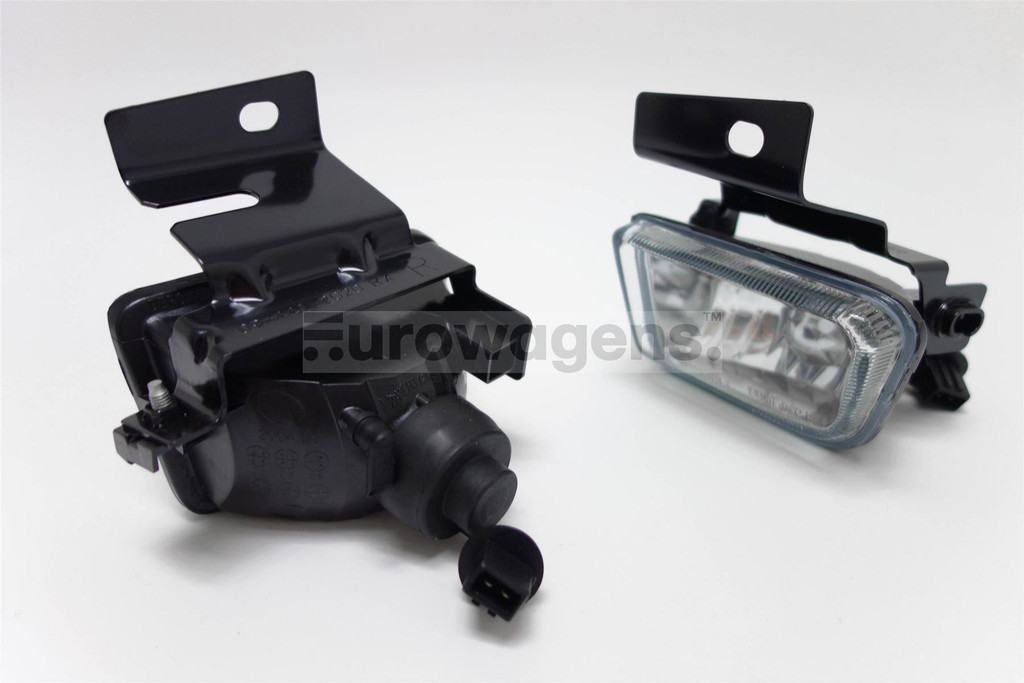 Front fog lights set crystal clear VW Jetta MK2 84-92