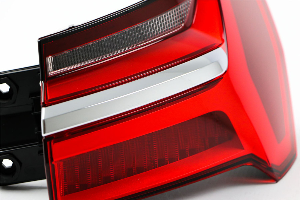 Rear light right LED chrome trim Audi A6 19- Saloon Estate