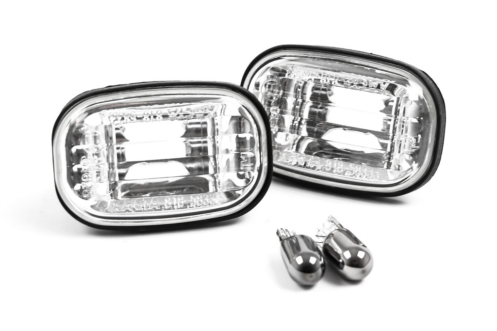 Side indicators set chrome with bulbs Toyota Corolla 97-01