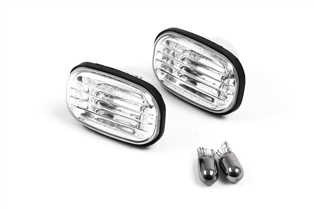Side indicators set chrome with bulbs Toyota Corolla 97-01