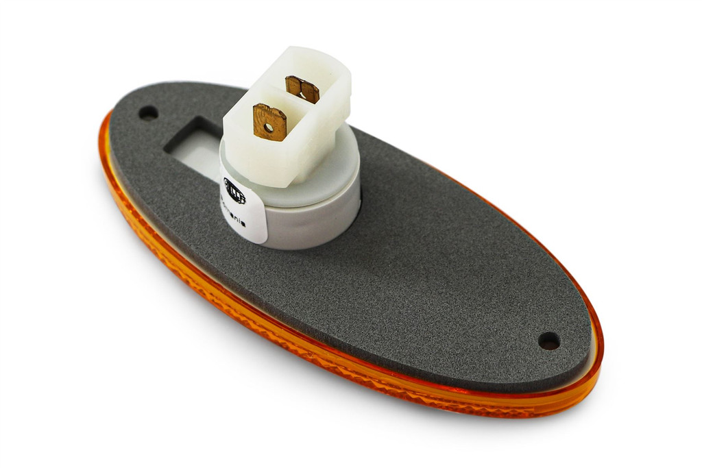 Orange side marker light TEC Travel King Caravan