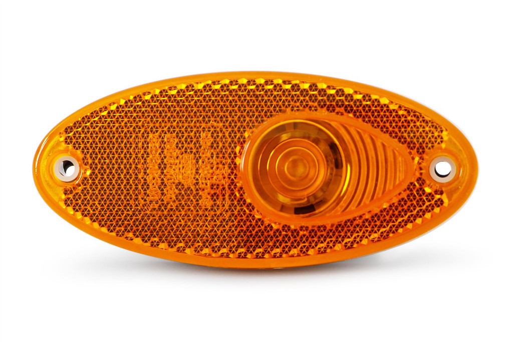Orange side marker light TEC Travel King Caravan