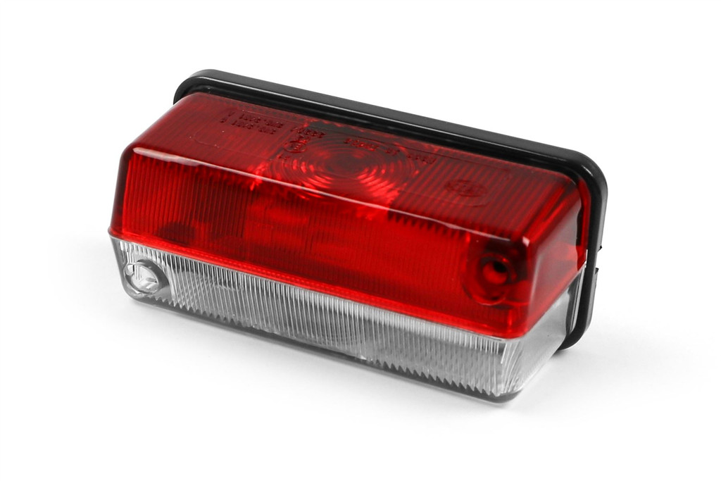 Hella red white clear side marker light with bulb Hymer Elddis Caravan Motorhome