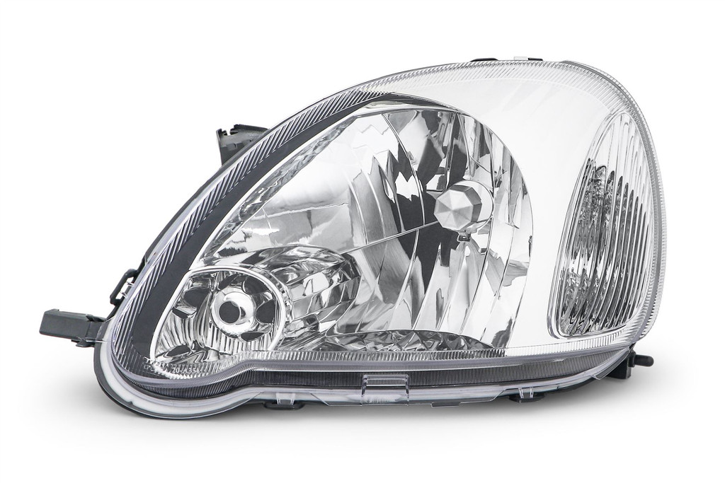 Headlight left chrome Toyota Yaris MK1 03-05