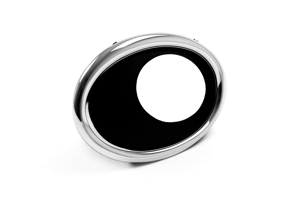 Fog light trim left with chrome frame For Nissan Qashqai 14-17