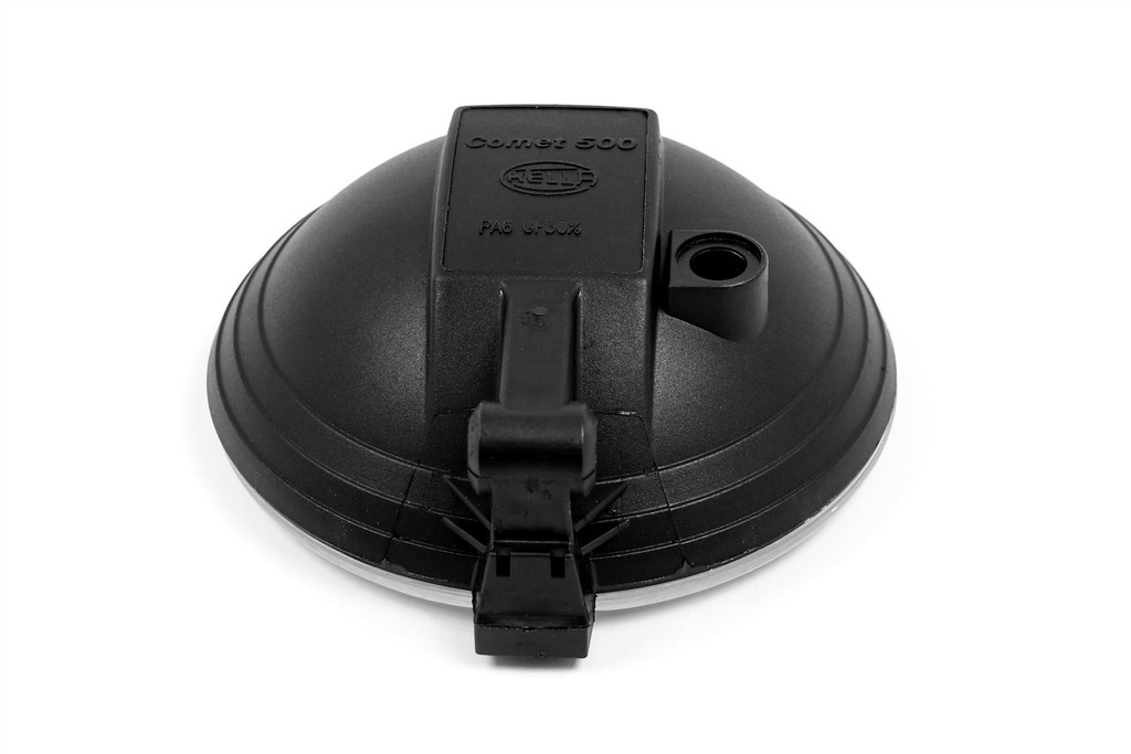 Hella Comet 500 spotlight clear with cover bulb and mounts