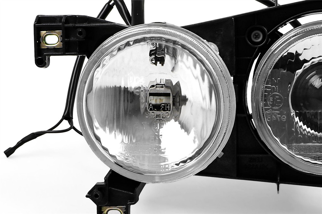 Headlight set 120mm projector DE universal clear