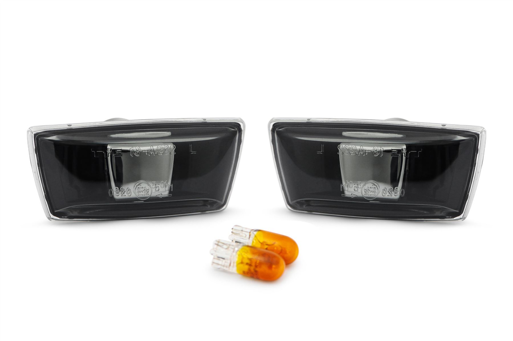 Side indicators set black Vauxhall Meriva 10-17 - Eurowagens