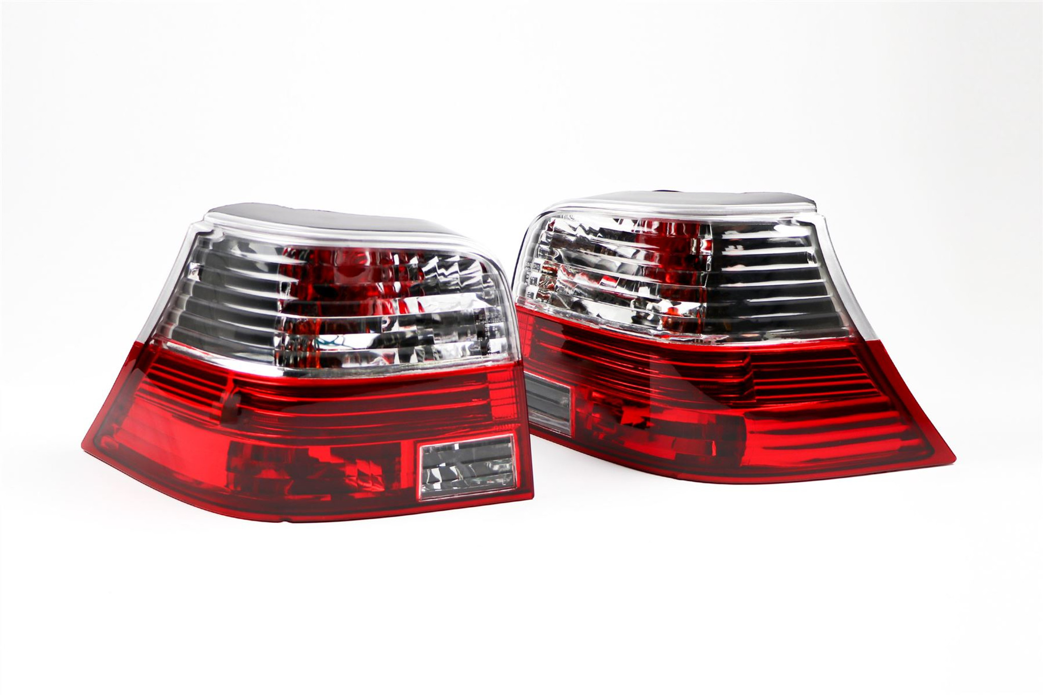 VW Golf Mk4 Hatchback 1998-2004 Upgrade Crystal Smoked tint Red Rear Tail  Lights